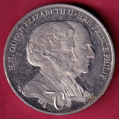 ELIZABETH II GIBRATAR II D.G. REGINA GIBRALTAR 2021 ONE CROWN  – FC2194
