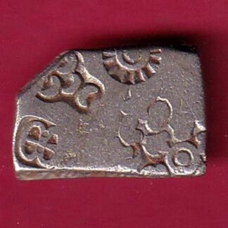 ancient magadh punch mark silver coin - FC2256