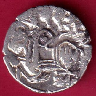 Hindushahia, kabul n gandhara silver drachma horseman n bull  - FC2264