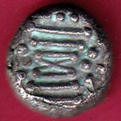 ANCIENT INDIA GADHAYA DYNASTY KING PORTRAIT COIN  -FC2292 - Image 2