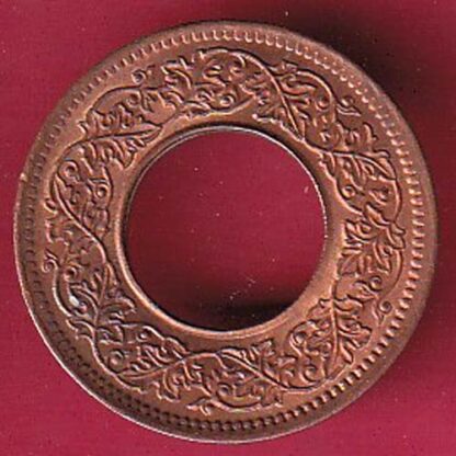 British india king bombay mint george vi 1945 one pice beautiful copper Coin– FC2327 - Image 2