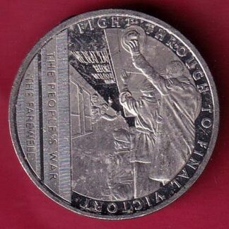 ELIZABETH II DEI-GRA REGINA. GIBRALTAR 2021 FIGHT THROUGH TO FINAL VICTORY HAIF CROWN–FC2382