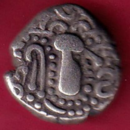 ANCIENT INDIA GADHAYA DYNASTY KING PORTRAIT COIN –FC2384