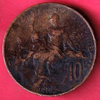 France 10 Centimes 1916 – FC2396