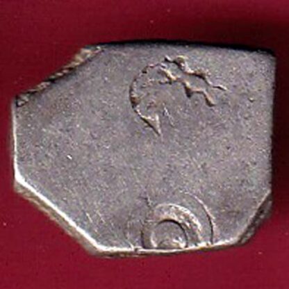 ANCIENT INDIA MAURYAN PERIOD  MAGADH DYNASTY SILVER PUNCHMARK– FC2402 - Image 2