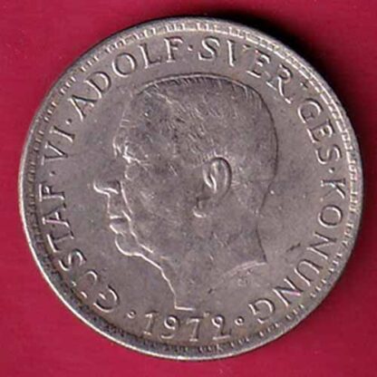 Sweden 5 Kronor – Gustaf VI Adolf 1972- f4991 - Image 2