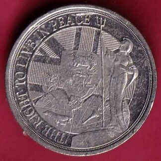 the right ti live in peace elizabeth ii d.g. regina gibraltar 2022 half crown- f4992