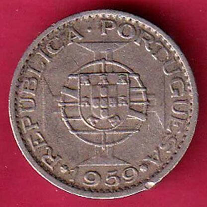Portuguese India 60 Centavos 1959 - F5444 - Image 2