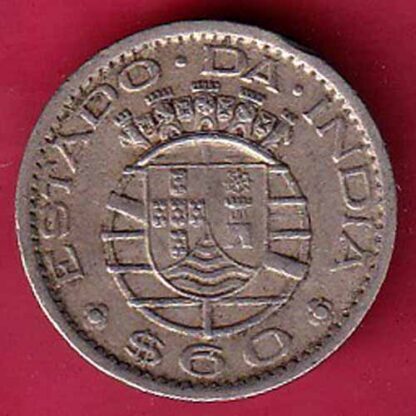Portuguese India 60 Centavos 1959 - F5444