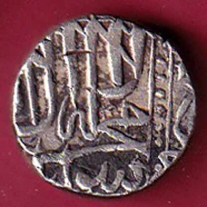 MUGHALS MOHD. AKBAR MAHMUDI SWASTIKA MARK SILVER COIN–F5450