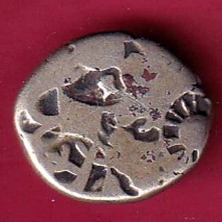 ANCIENT INDIA MAURYAN PERIOD ANIMAL STANDING MAGADH DYNASTY SILVER PUNCHMARK– F5464