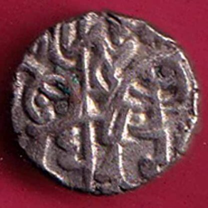 DELHI SULTAN SAMANT DEVA HORSE MAN & BULL TYPE COIN – F5466 - Image 2