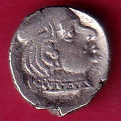 ANCIENT INDIA KSHATRAP DYNASTY KINGS PORTRAIT RARE SILVER COIN–F5502