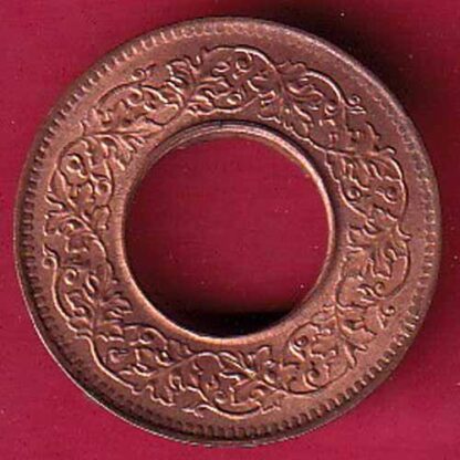 British india king george vi 1944 LAHORE MINT one pice copper coin –F5504 - Image 2