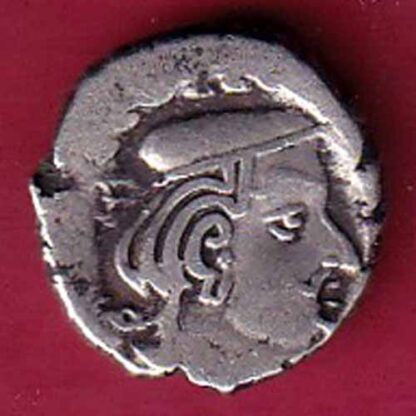 ANCIENT INDIA KSHATRAP DYNASTY KINGS PORTRAIT RARE SILVER COIN:- F5550