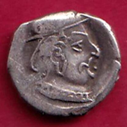 ANCIENT INDIA KSHATRAP DYNASTY KINGS PORTRAIT RARE SILVER COIN - F5567