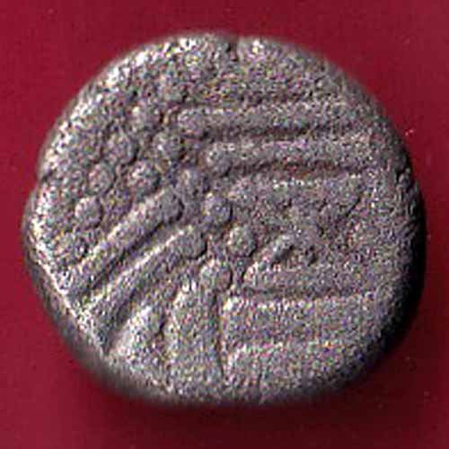 ANCIENT INDIA GADHAYA DYNASTY KING PORTRAIT COIN :- F5602 - Image 2