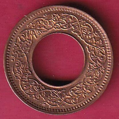British india king bombay mint george vi 1947 one pice beautiful copper Coin– FC2487 - Image 2