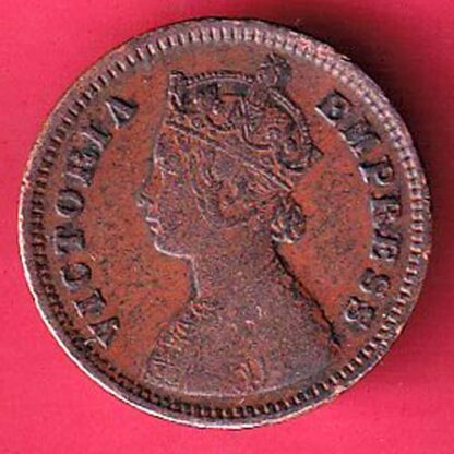 british india 1885 victoria empress 1/2 pice  – FC2490 - Image 2