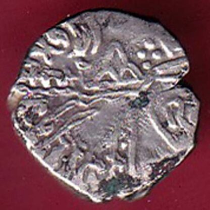 ANCIENT INDIA KSHATRAP DYNASTY KINGS PORTRAIT RARE SILVER COIN – FC2496 - Image 2