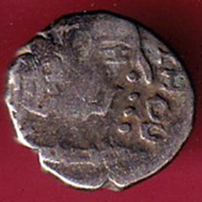 ANCIENT INDIA GUPTA DYNASTY KUMAR GUPTA KINGS PORTRAIT RARE SILVER BEUTIFUL COIN – FC2530 - Image 2