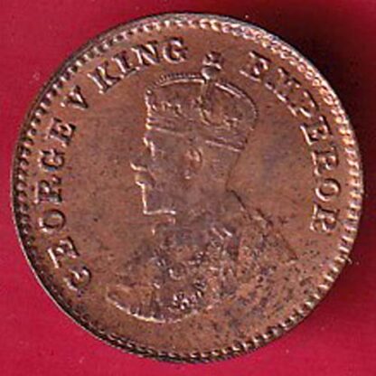 BRITISH INDIA 1926 GEORGE V 1/12 ANNA COPPER COIN- FC2631 - Image 2