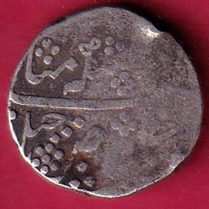 Baroda state khande rao 1 rupee silver coin-FC2693 - Image 2