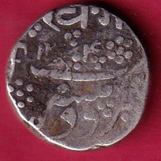 Baroda state khande rao 1 rupee silver coin-FC2693