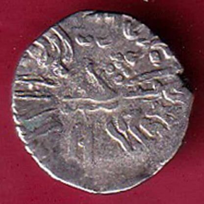 ANCIENT INDIA KSHATRAP DYNASTY KINGS PORTRAIT RARE SILVER COIN -FC2763 - Image 2