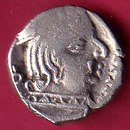 ANCIENT INDIA KSHATRAP DYNASTY KINGS PORTRAIT RARE SILVER COIN– S3390 - Image 2