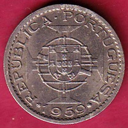 Portuguese India 60 Centavos 1959 – S3493 - Image 2