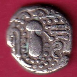 ANCIENT INDIA GADHAYA DYNASTY KING PORTRAIT COIN- F5620