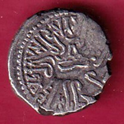 ANCIENT INDIA KSHATRAP DYNASTY KINGS PORTRAIT RARE SILVER COIN– Fc2571 - Image 2