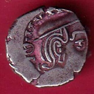 ANCIENT INDIA KSHATRAP DYNASTY KINGS PORTRAIT RARE SILVER COIN– F5730