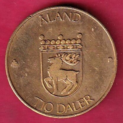 Finland 10 Markkaa Aland 1991 tio deler tio mark – F5787 - Image 2