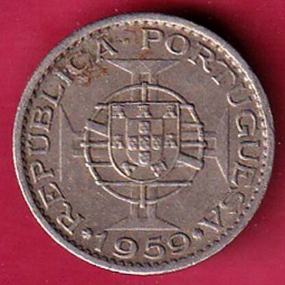 Portuguese India 60 Centavos 1959:- F5878