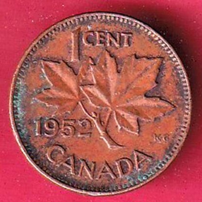 WORLD COIN CANADA 1 CENT 1952 – F5910