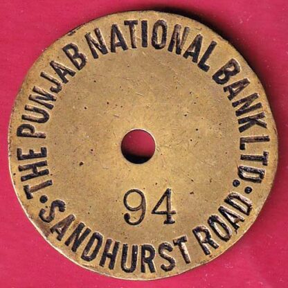 bank token: the punjab national bank ltd. samdhurst road- FC2969