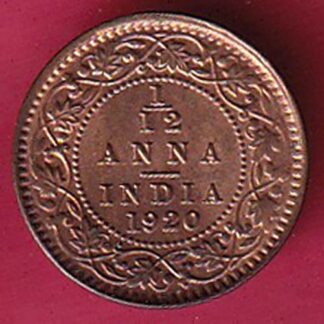 British India 1920 George V 1/12 ANNA – FC3052