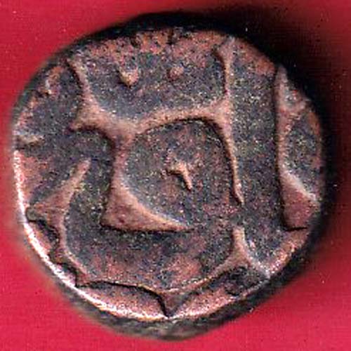mughals akbar one dam copper coin – FC3123