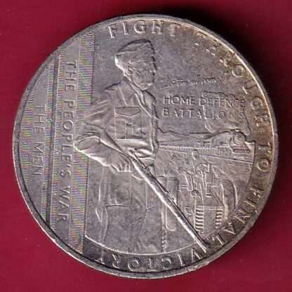 the right ti live in peace elizabeth ii d.g. regina gibraltar 2021 half crown:- Fc3346 - Image 2