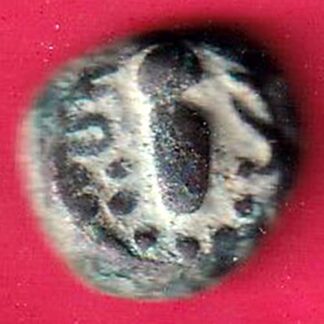 ANCIENT INDIA GADHAYA DYNASTY KING PORTRAIT COIN- FC3356