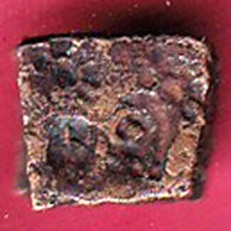 ancient cetral india copper punchmark ujjainy symbols on coin :- F6346