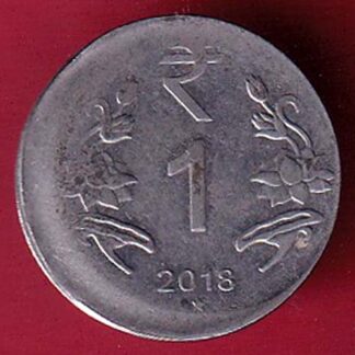“ERROR” republic india 2018 ONE rupess coin :- F6389