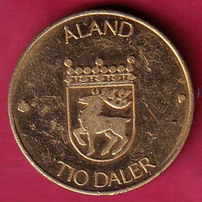 Finland 10 Markkaa Aland 1991 tio deler tio mark – F6407 - Image 2