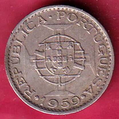Portuguese India 60 Centavos 1959  – F6420