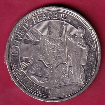 the right ti live in peace elizabeth ii d.g. regina gibraltar 2022 half crown– F6514