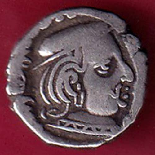 ANCIENT INDIA KSHATRAP DYNASTY KINGS PORTRAIT RARE SILVER COIN :- F6535
