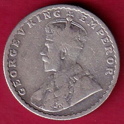 British India 1926 BOMBAY MINT   George V king Emperor HALF Rupee – FC3410
