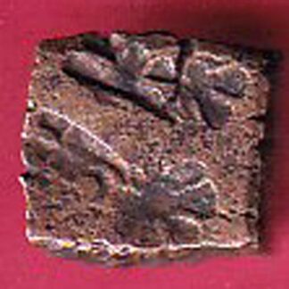 ancient cetral india copper punchmark ujjainy symbols on coin – FC3524